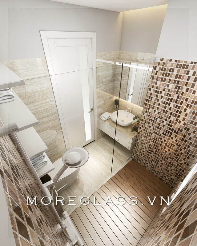 Thiết kế nội thất phòng tắm chung cư